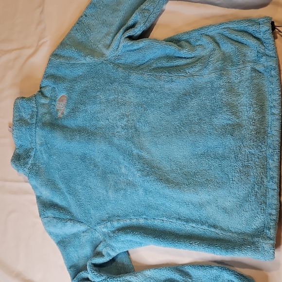 The North Face Womens Osito Full Zip Fleece Jacket Bright Blue/Teal XS - Picture 5 of 7